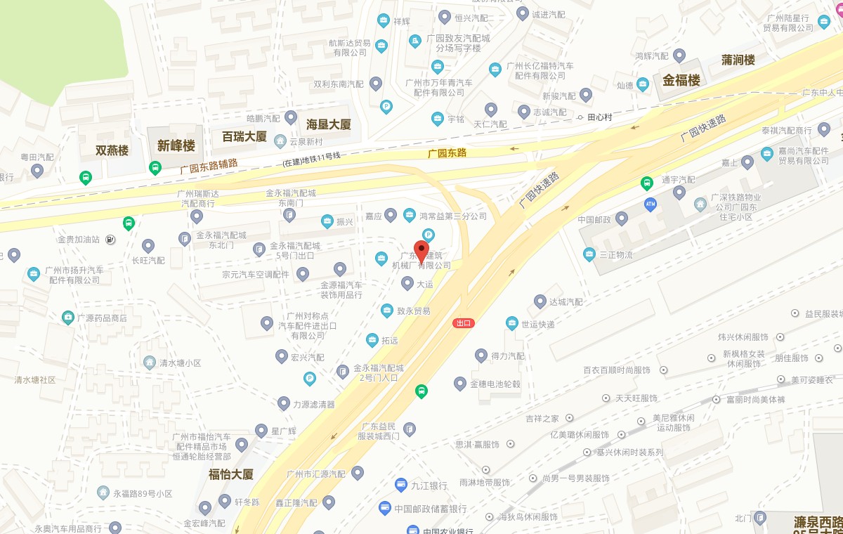 顺行优配门店位置：广州市越秀区永福路48号金永福汽配城
